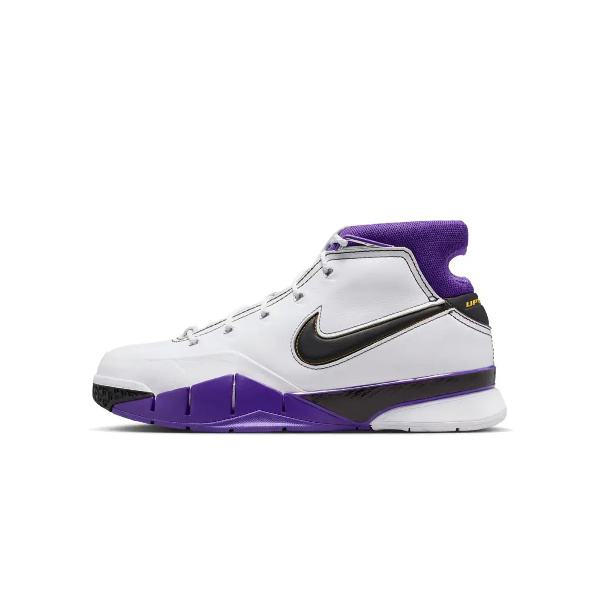 Nike Mens Kobe 1 Protro_white/black-court Purple IM0542-100-SIZE 6.5 - WHITE/BLACK-COURT PURPLE