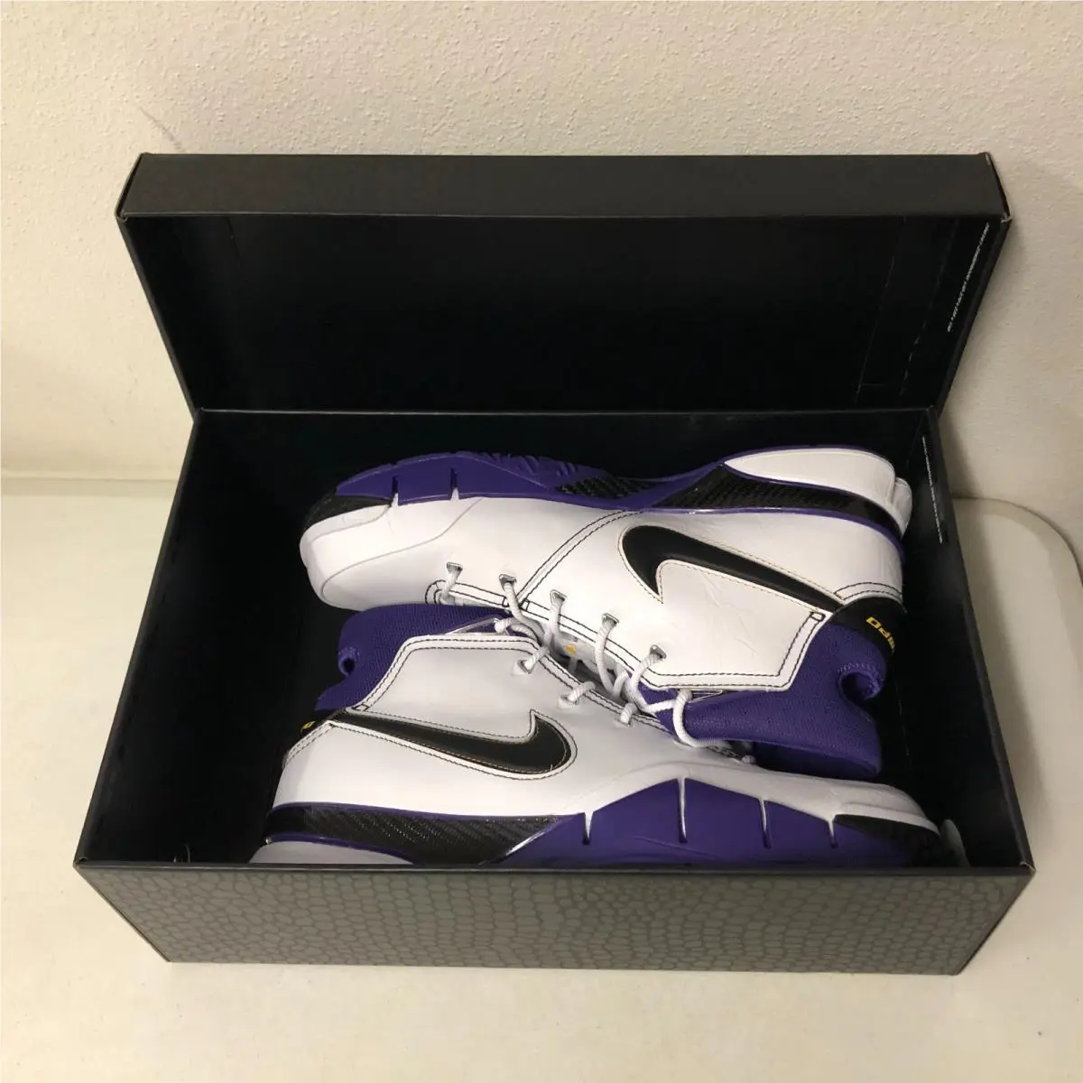 Nike shoes - Nike Kobe I Protro - Kobe Protro - IM0542-100 - White/Black-Court Purple (UPC: 198728673405) 5