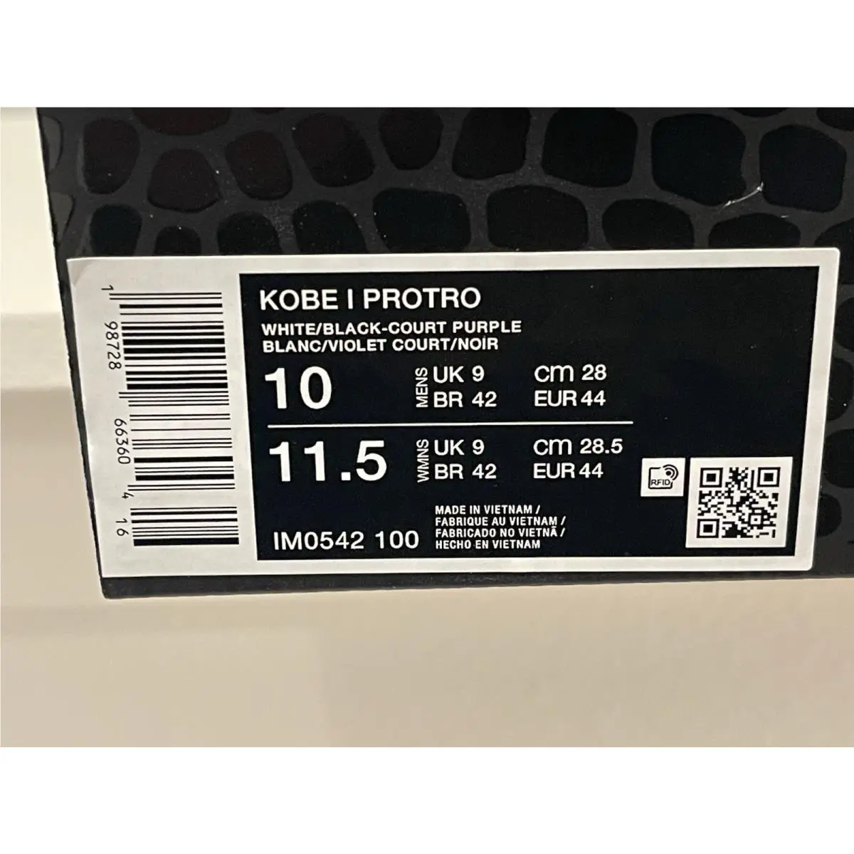 Nike shoes - Nike Kobe 1 Protro - Kobe Protro - IM0542-100 - White 0