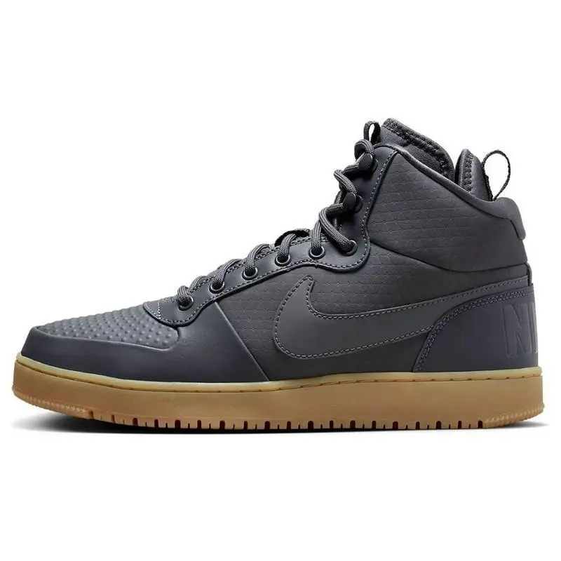 Nike Court Borough Mid Winter Shoes Sneakers Sz 8 AA0547-001 - Dark Grey