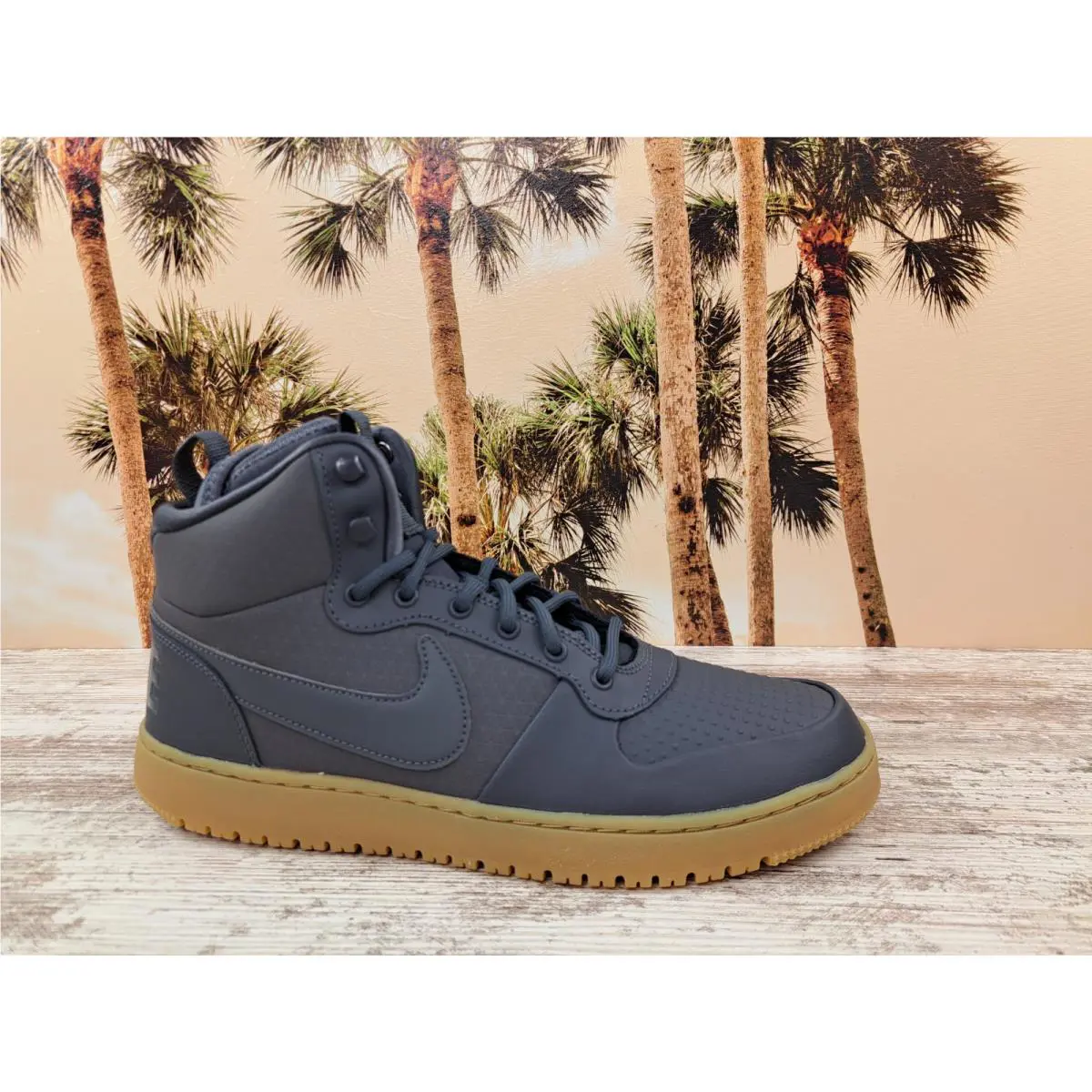 Nike shoes - Nike Court Borough Mid - Court Borough Mid - AA0547-001 - Dark Grey 2