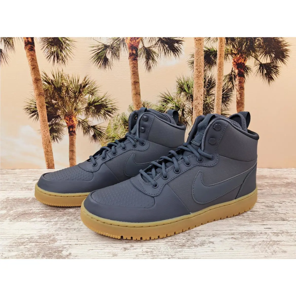 Nike shoes - Nike Court Borough Mid - Court Borough Mid - AA0547-001 - Dark Grey 3