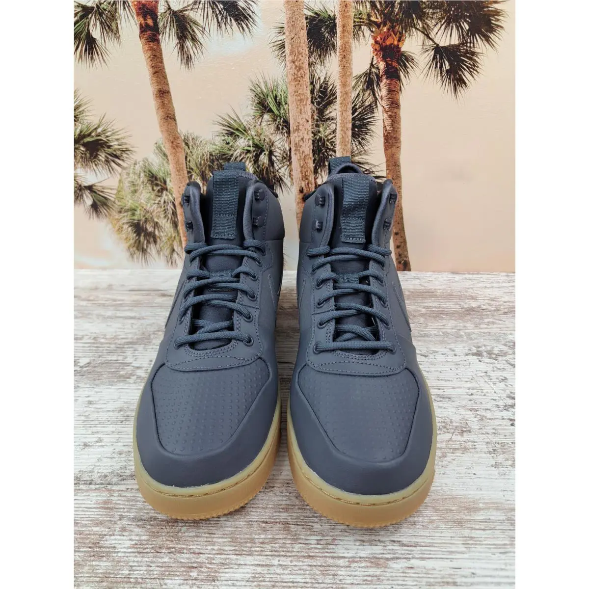 Nike shoes - Nike Court Borough Mid - Court Borough Mid - AA0547-001 - Dark Grey 4