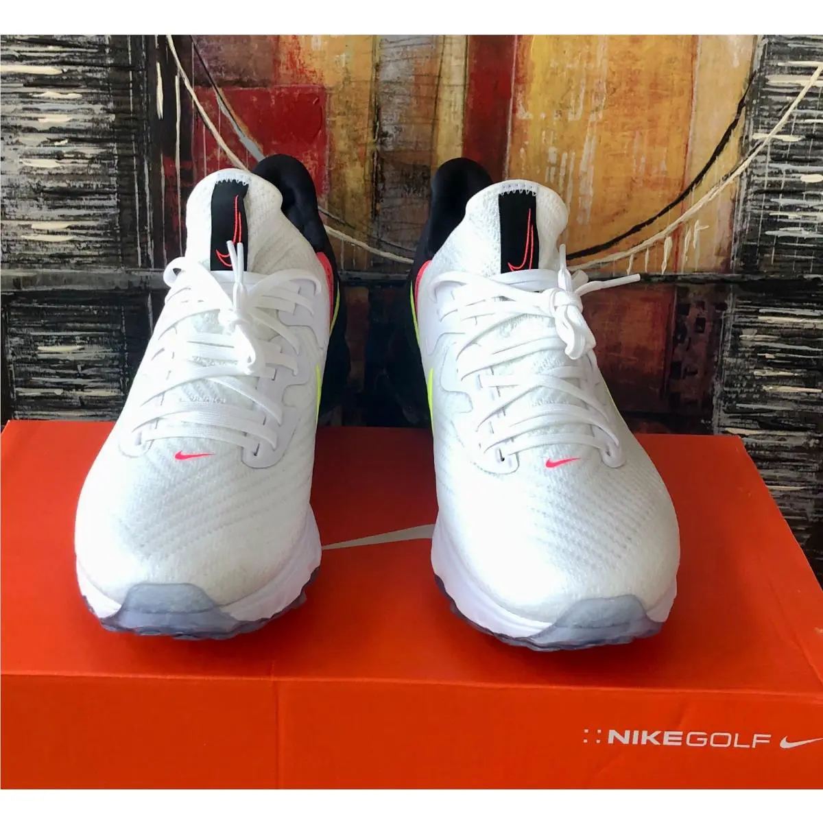 Nike shoes - Nike Air Zoom Infinity Tour - CT0540-103 - White Volt Black Flash Crimson 1