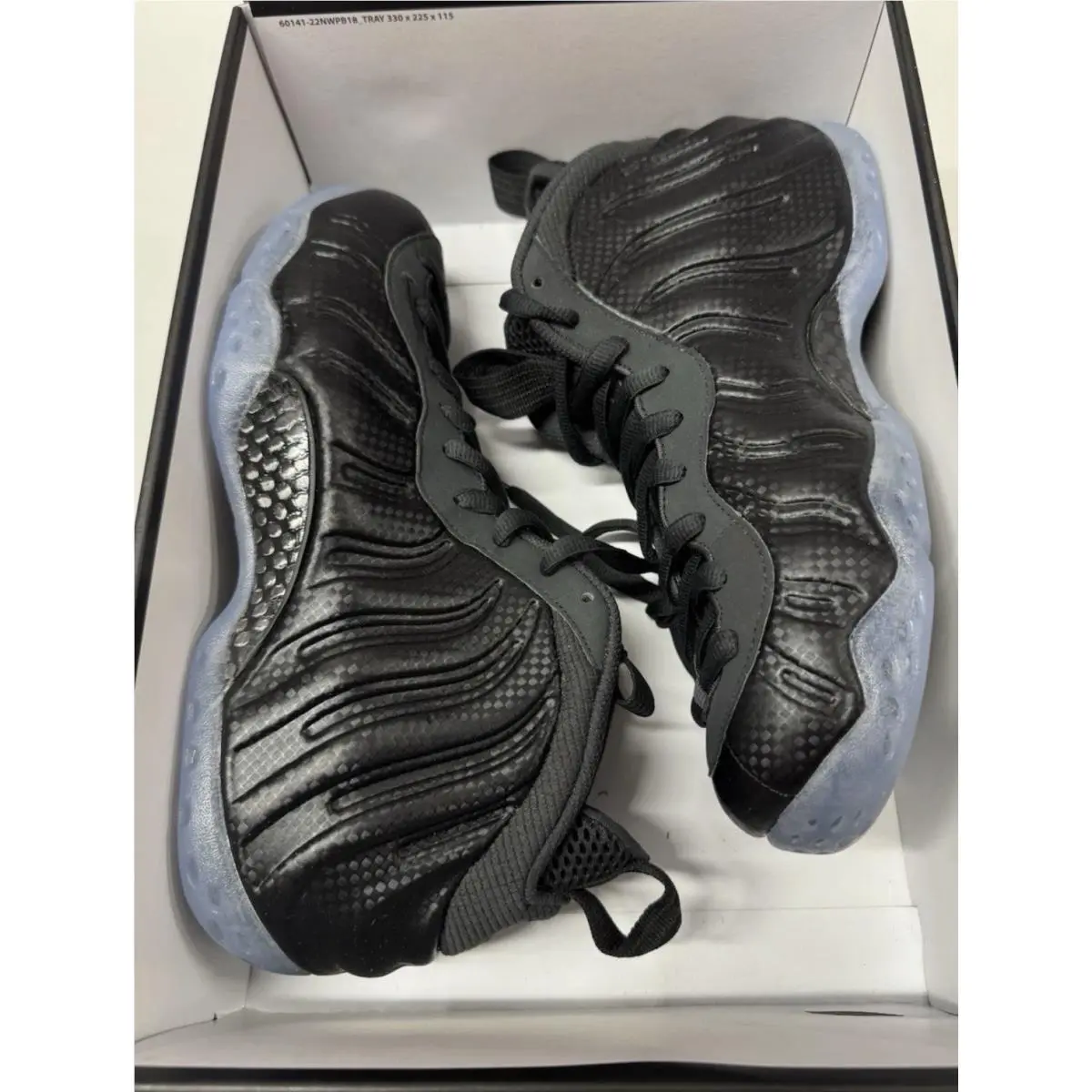 Size 9 Women’s 7.5 Men’s - Nike Air Foamposite One Carbon Fiber Triple Black - Triple Black