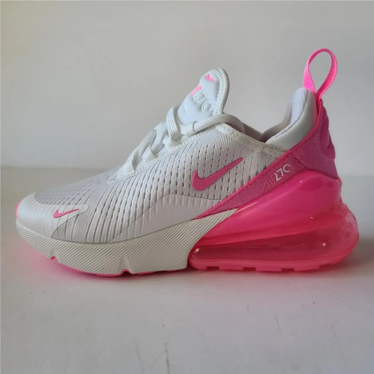 Nike Wmns Air Max 270 White Bubblegum Pink HJ3222-104 Women`s Size 6