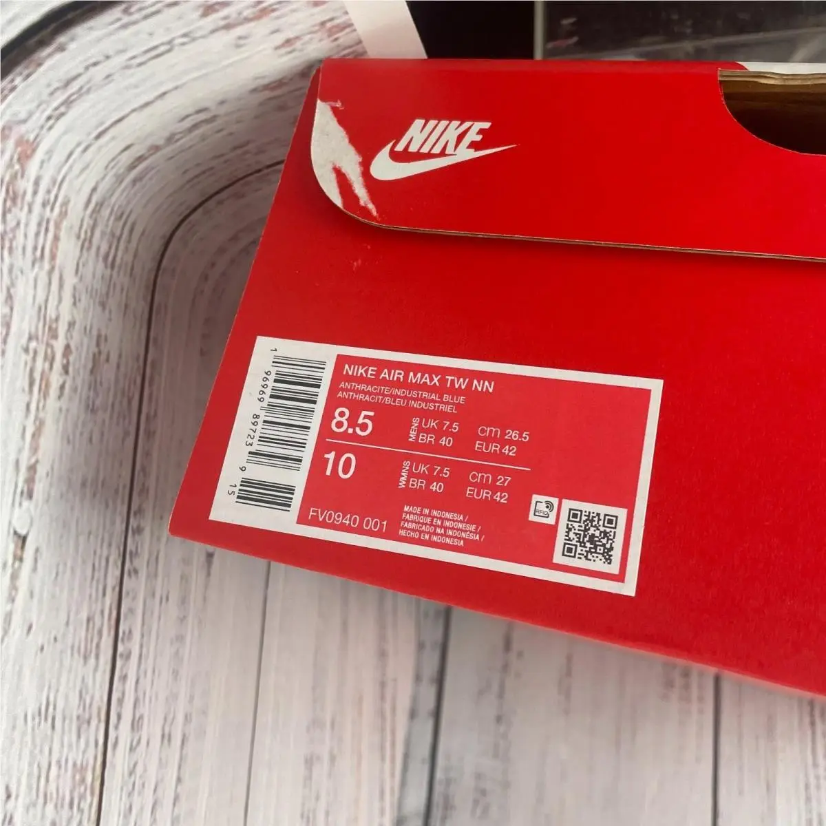 Nike shoes - Nike Air Max TW - Air Max - FV0940-001 - Black (UPC: 196969897239) 9