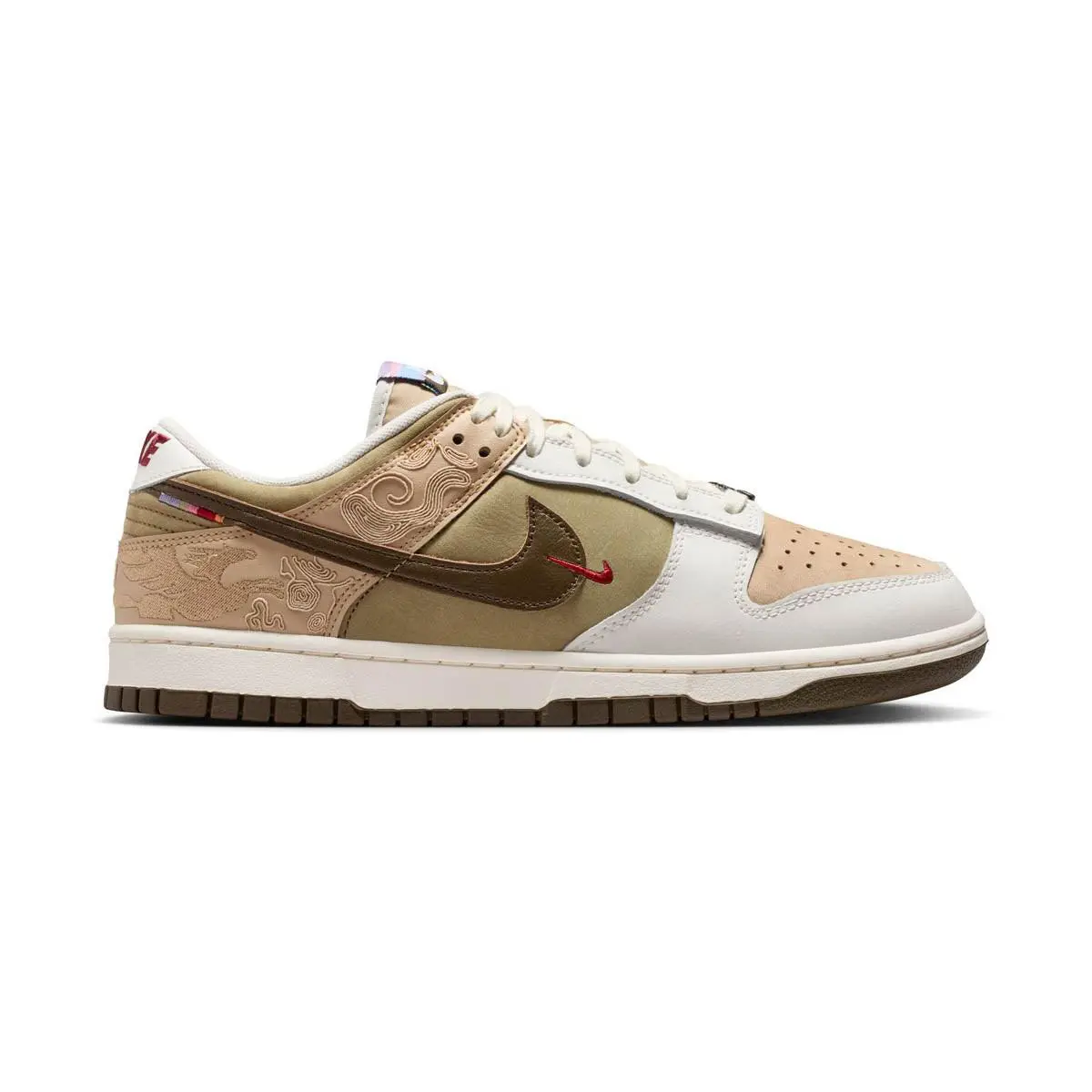 Mens Nike Dunk Low SE Lny_linen/dark Hazel-phantom IQ1118-220-SIZE 7.5 - LINEN/DARK HAZEL-PHANTOM-NEUTRAL OLIVE