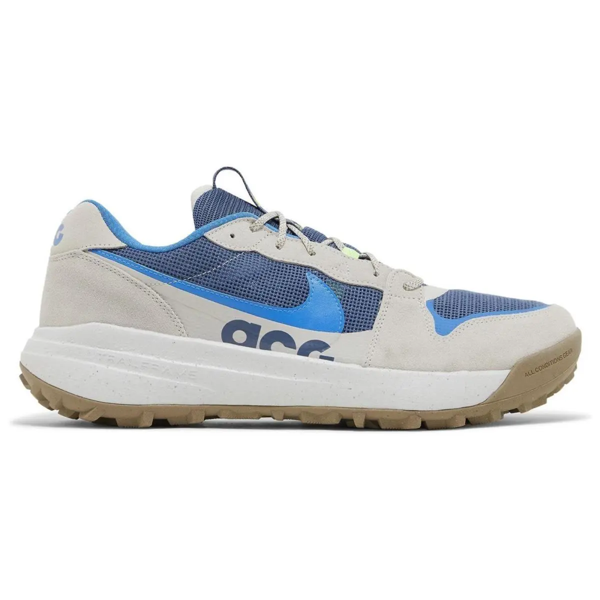 Nike Acg Lowcate Light Bone Photo Blue DM8019-005 Hiking Mens Shoes Size 7.5 - Light Bone/Light Photo Blue