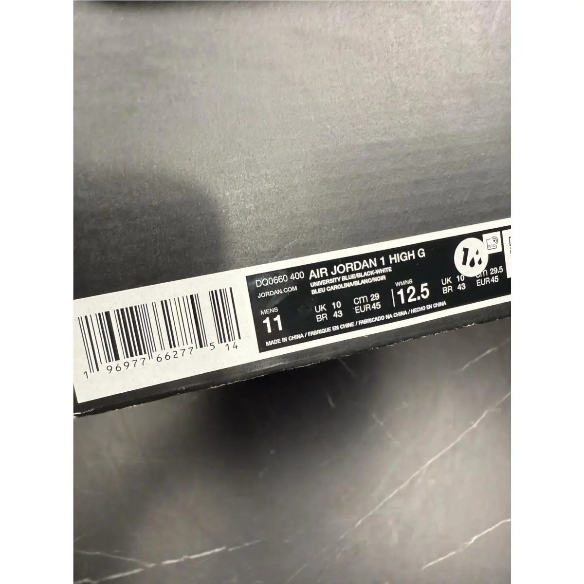 Nike shoes - Nike Air Jordan 1 - Air - Blue 7