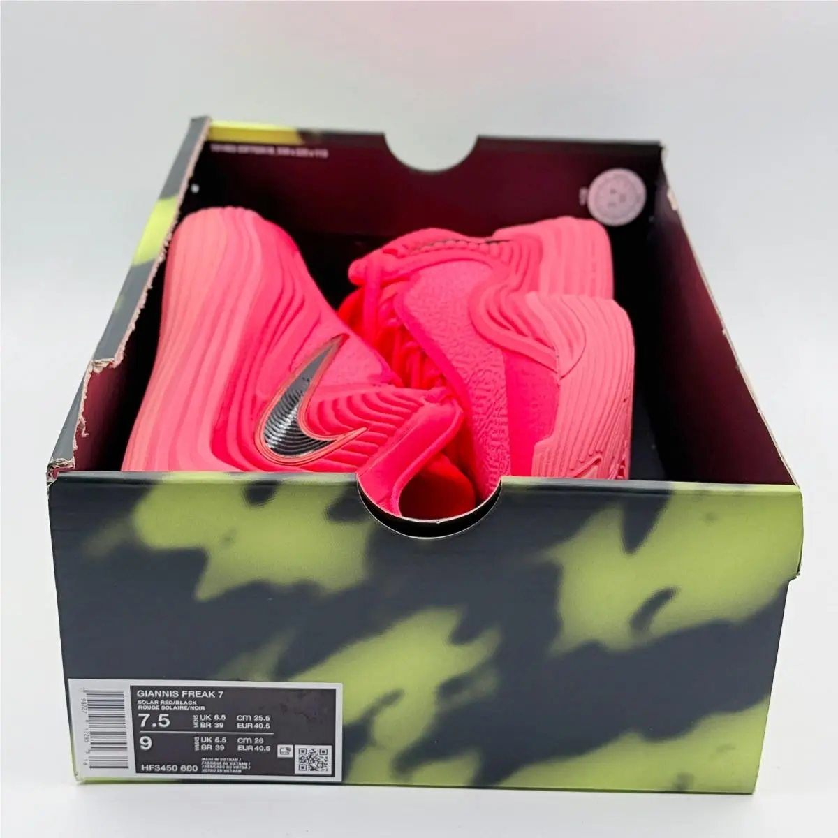 Nike shoes - Giannis Freak 7 - Giannis Freak - HF3450-600 - Red (UPC: 198727172855) 0