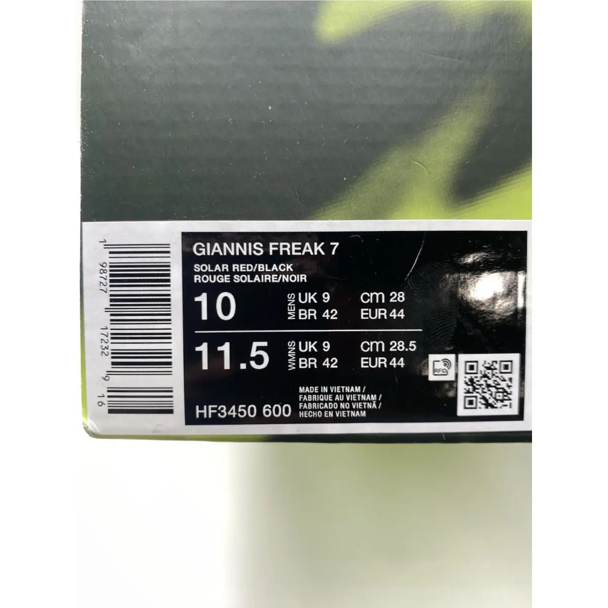 Nike shoes - Nike Giannis Freak - Giannis Freak - HF3450-600 - Solar Red/Black 6
