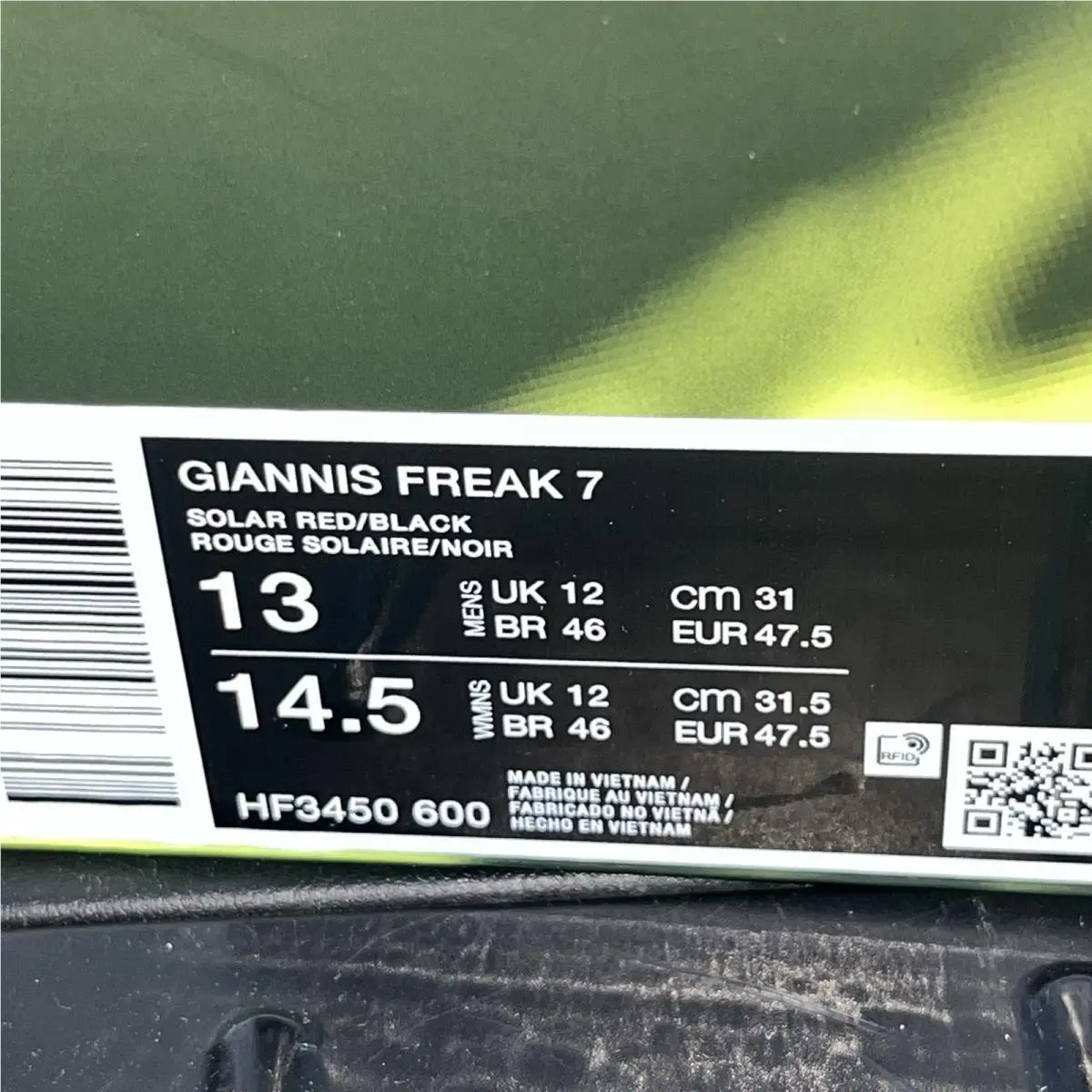 Nike shoes - Nike Giannis Freak - Giannis Freak - HF3450-600 - Solar Red/Black 6