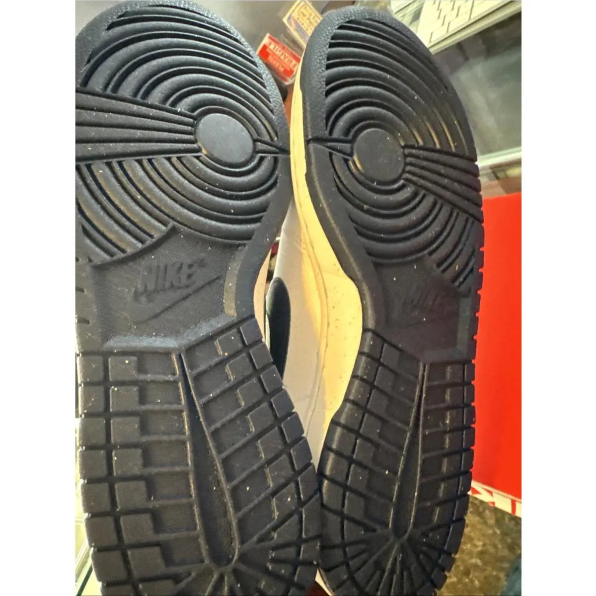 Nike shoes - Nike Big Nike - Big - 355152-140 - White/Midnight Navy (UPC: 0912018581887) 12