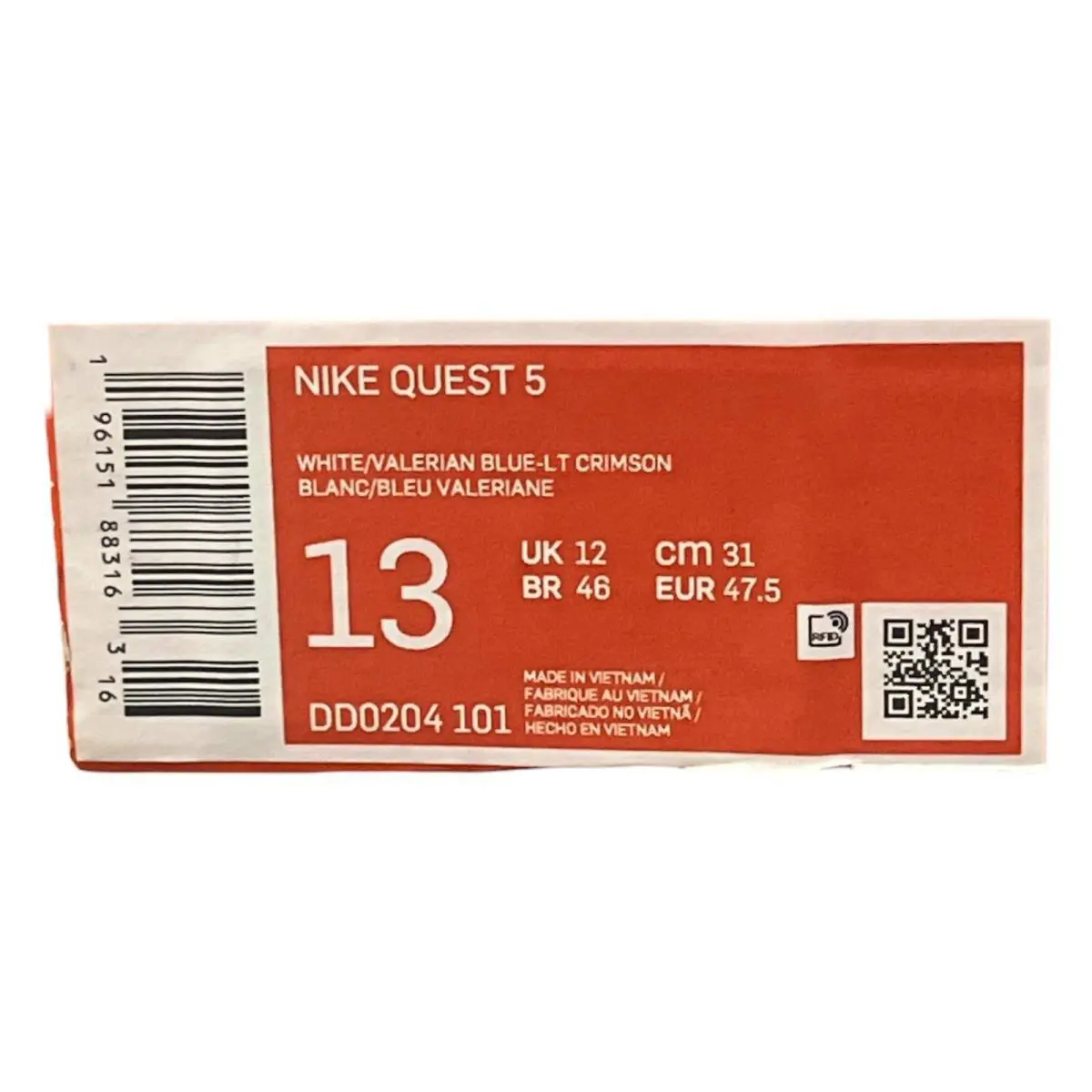 Nike shoes - Nike Quest 5 - Quest - DD0204-101 - White 7