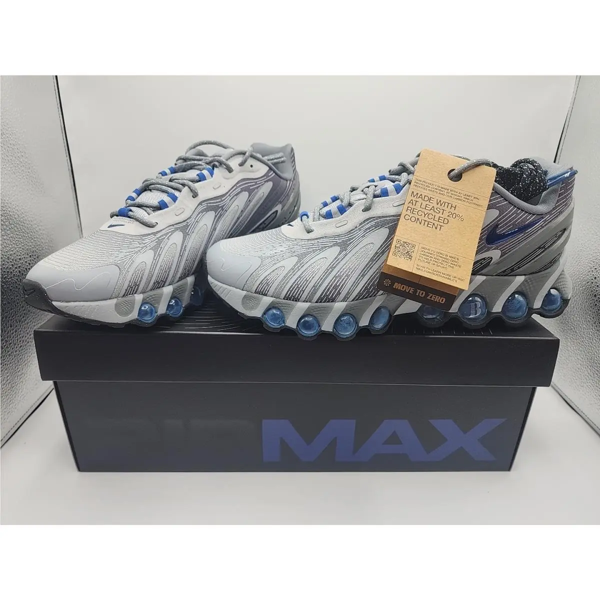 Nike Mens Air Max DN8 x Better Gift Shop Grey Shoes Sz 8.5 IB7455-0112
