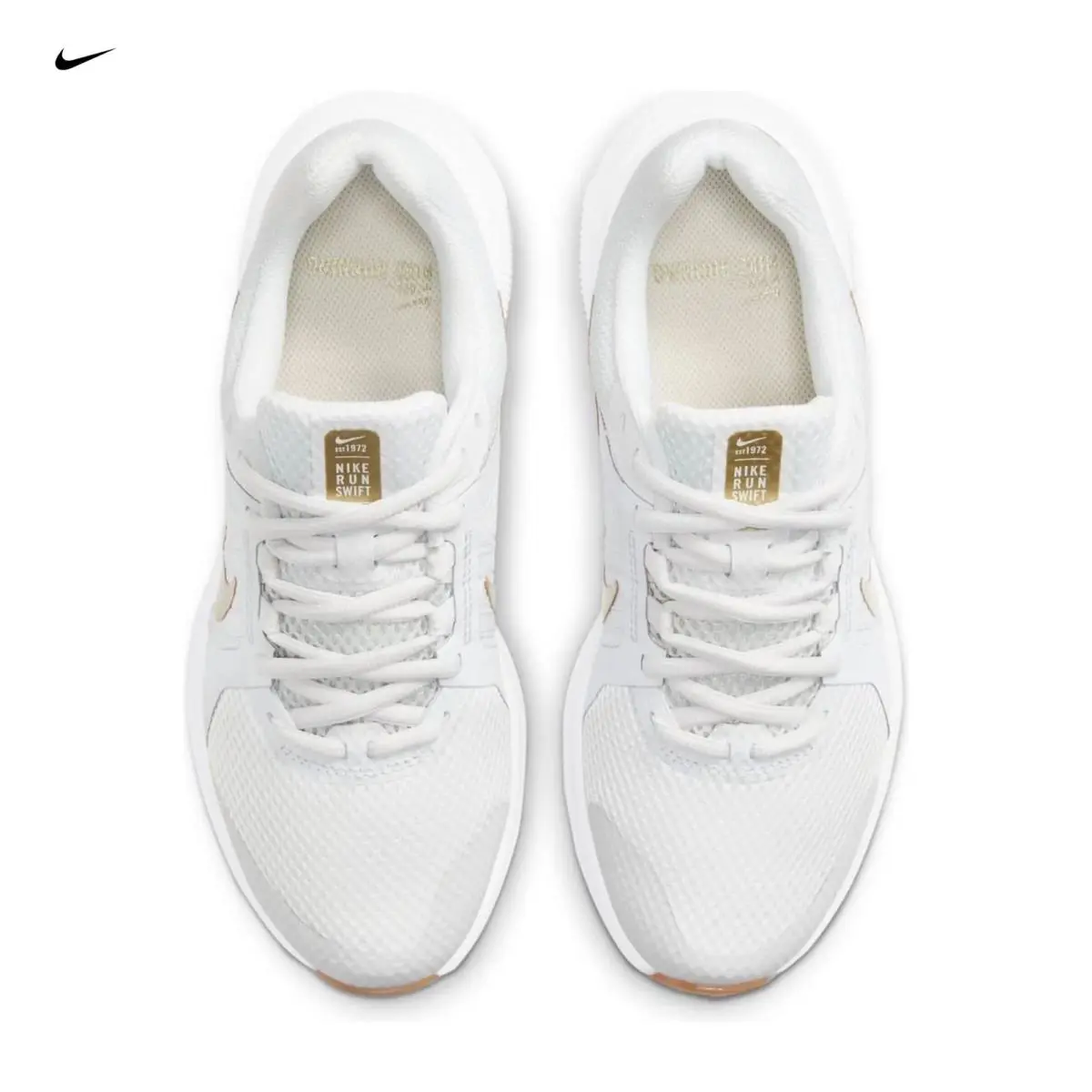 Nike shoes - Nike Run Swift - Run Swift - CU3528-010 - Summit White / Metallic Gold (UPC: 194501056533) 2