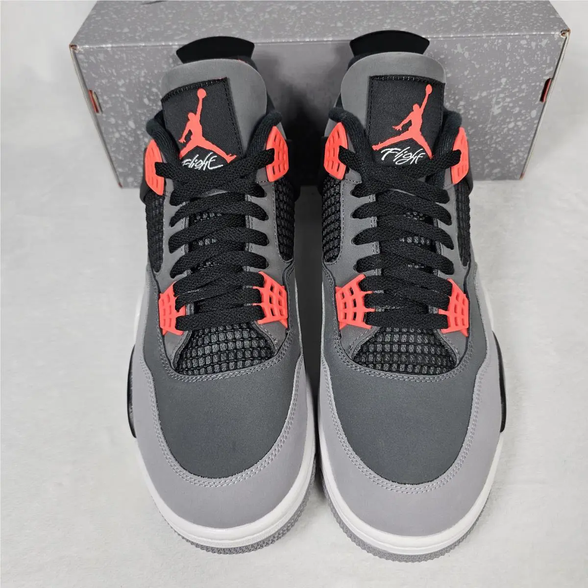 Nike shoes - Air Jordan 4 - Air - DH6927-061 - Gray, Manufacturer: Dark Grey/Infrared 23/Black/Cement Grey (UPC: 0195866061576) 3