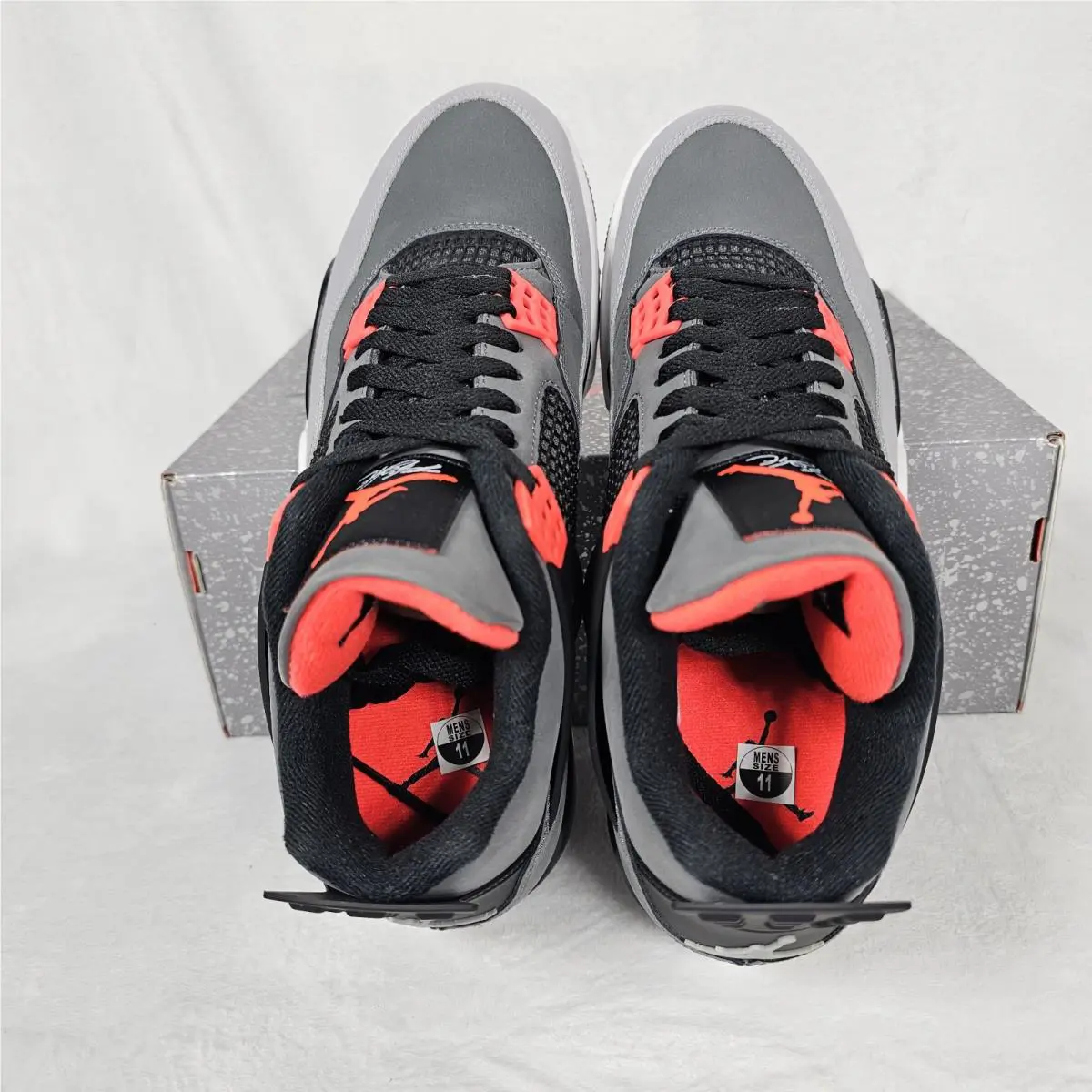 Nike shoes - Air Jordan 4 - Air - DH6927-061 - Gray, Manufacturer: Dark Grey/Infrared 23/Black/Cement Grey (UPC: 0195866061576) 5