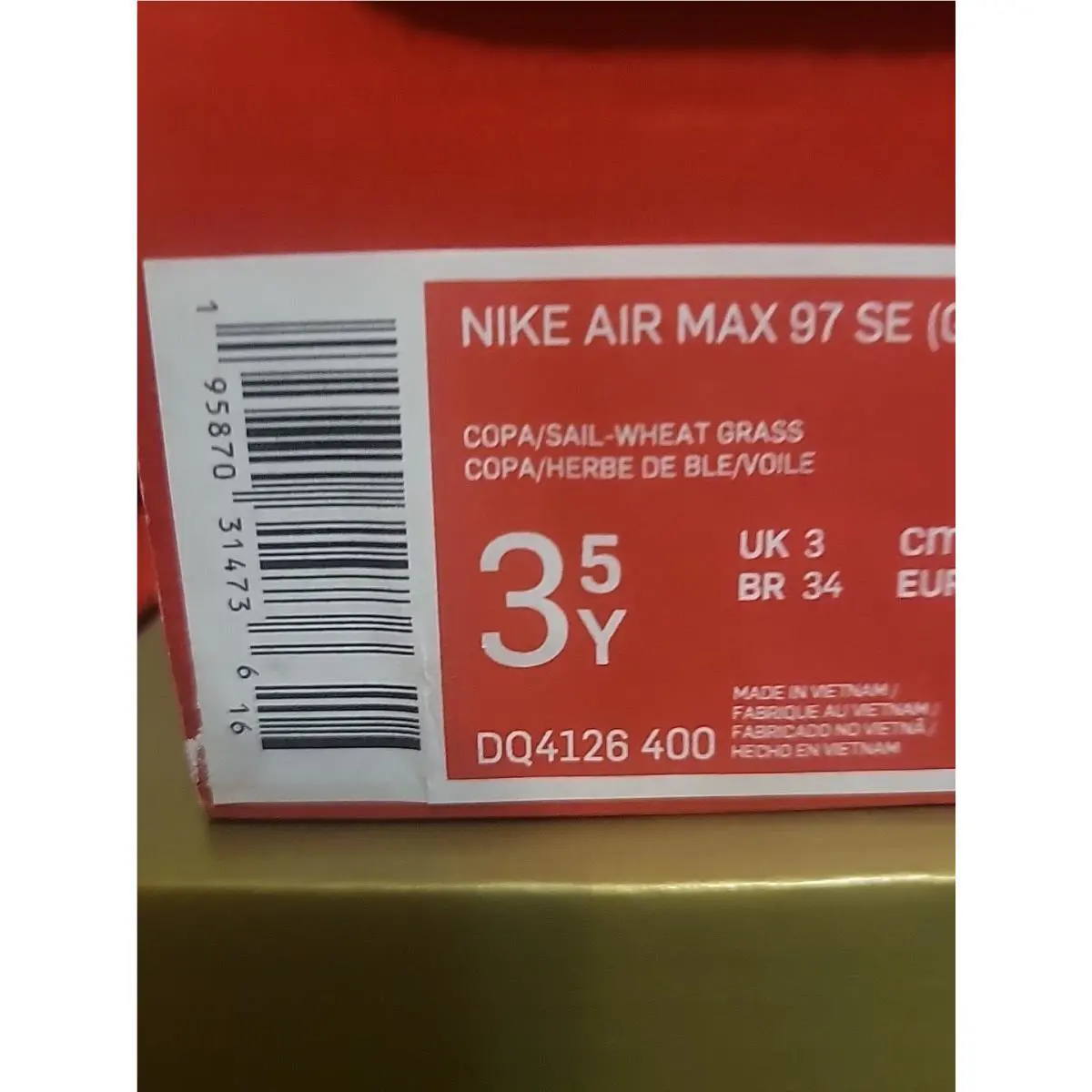 Nike shoes - Nike Air Max 97 - Air Max - copa/sail-wheat grass 6
