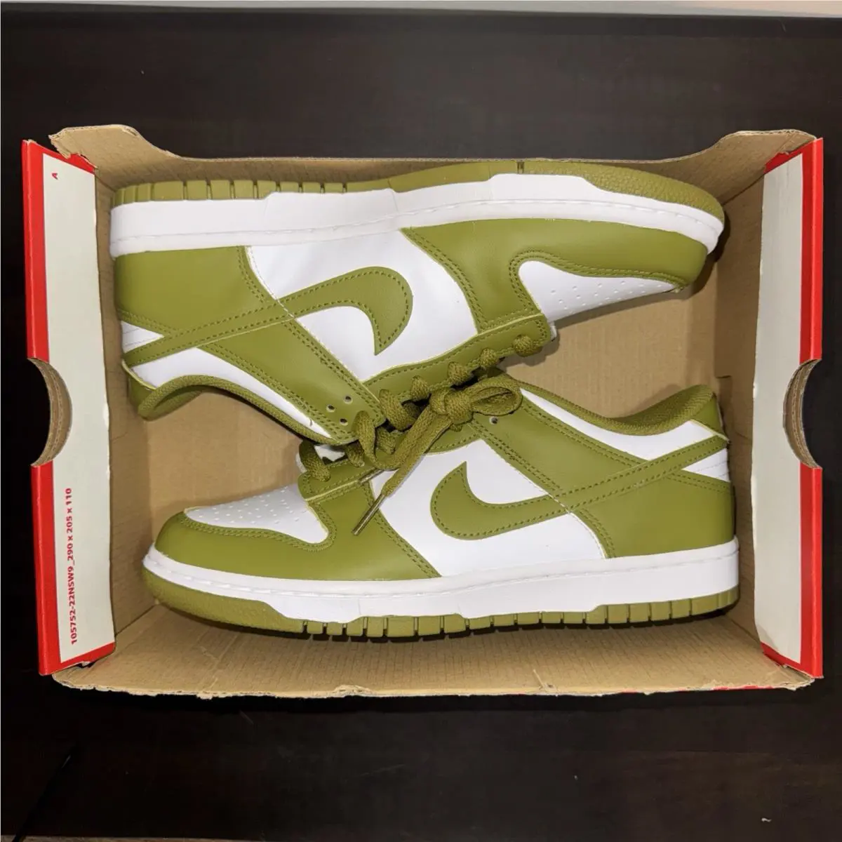 Nike shoes - Nike Dunk Low GS - Dunk Low - Green/White (UPC: 197595462365) 6