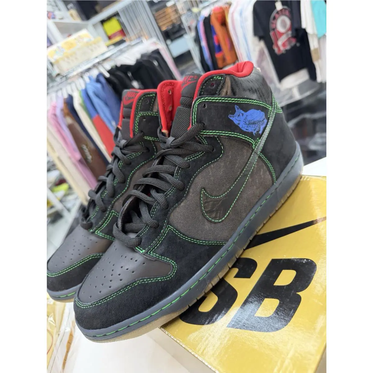 Nike shoes - Nike Dunk high premium SB - 313171-006 - Black 0