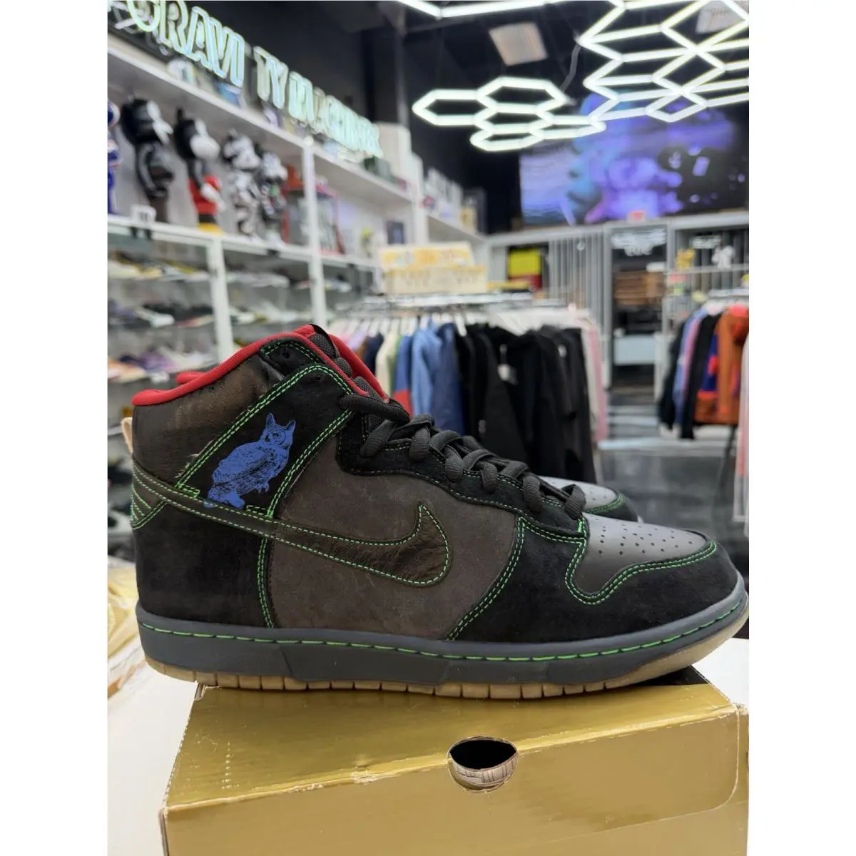 Nike shoes - Nike Dunk high premium SB - 313171-006 - Black 2