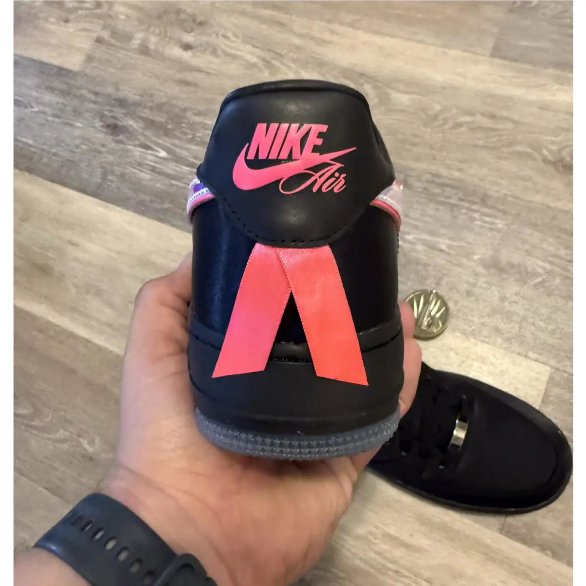 Nike shoes - Nike Air Force 1 - Air Force - IQ9771-001 - Black / Hyper Pink (UPC: 198728253195) 0