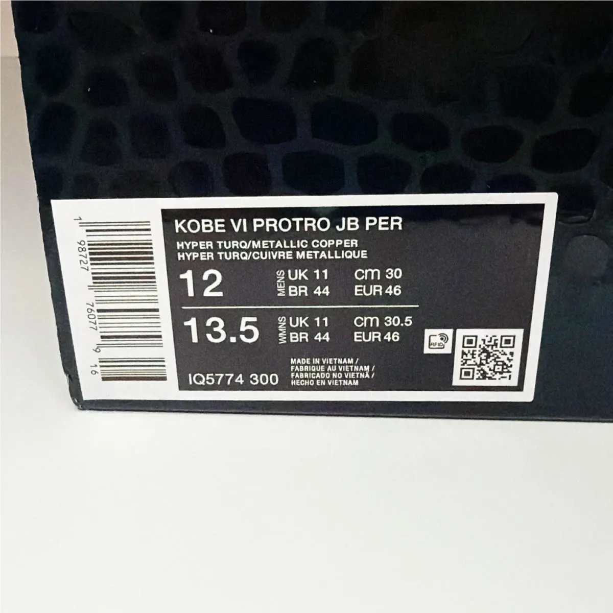 Nike shoes - Nike Kobe 6 - Kobe - IQ5774-300 - Turquoise 4