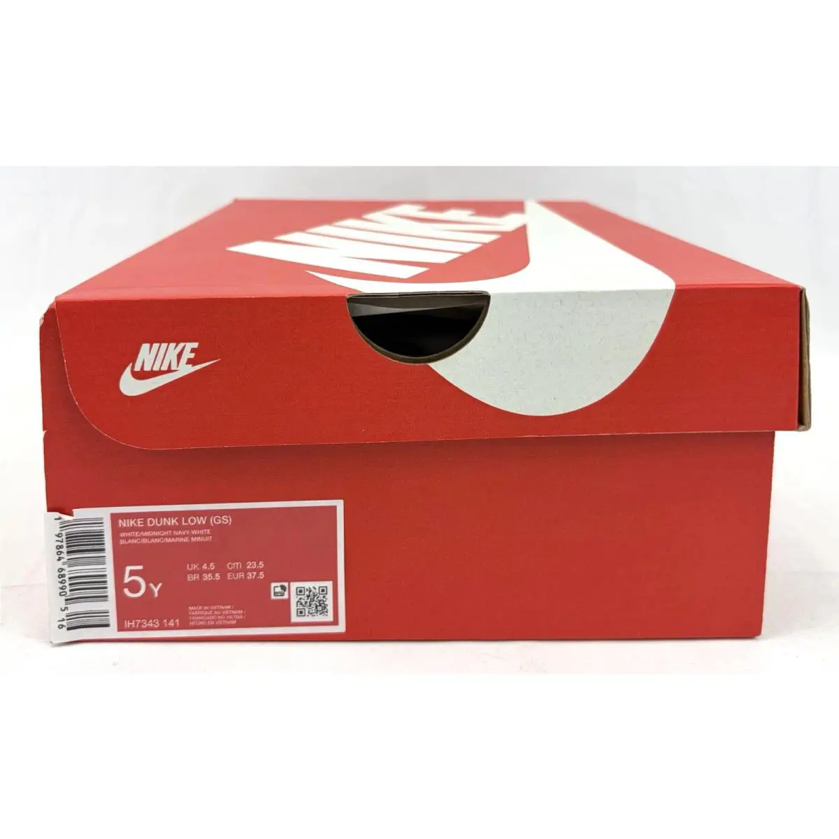 Nike shoes - Dunk Low Gs - Dunk Low - IH7343-141 - White/Midnight Navy (UPC: 197864689905) 11