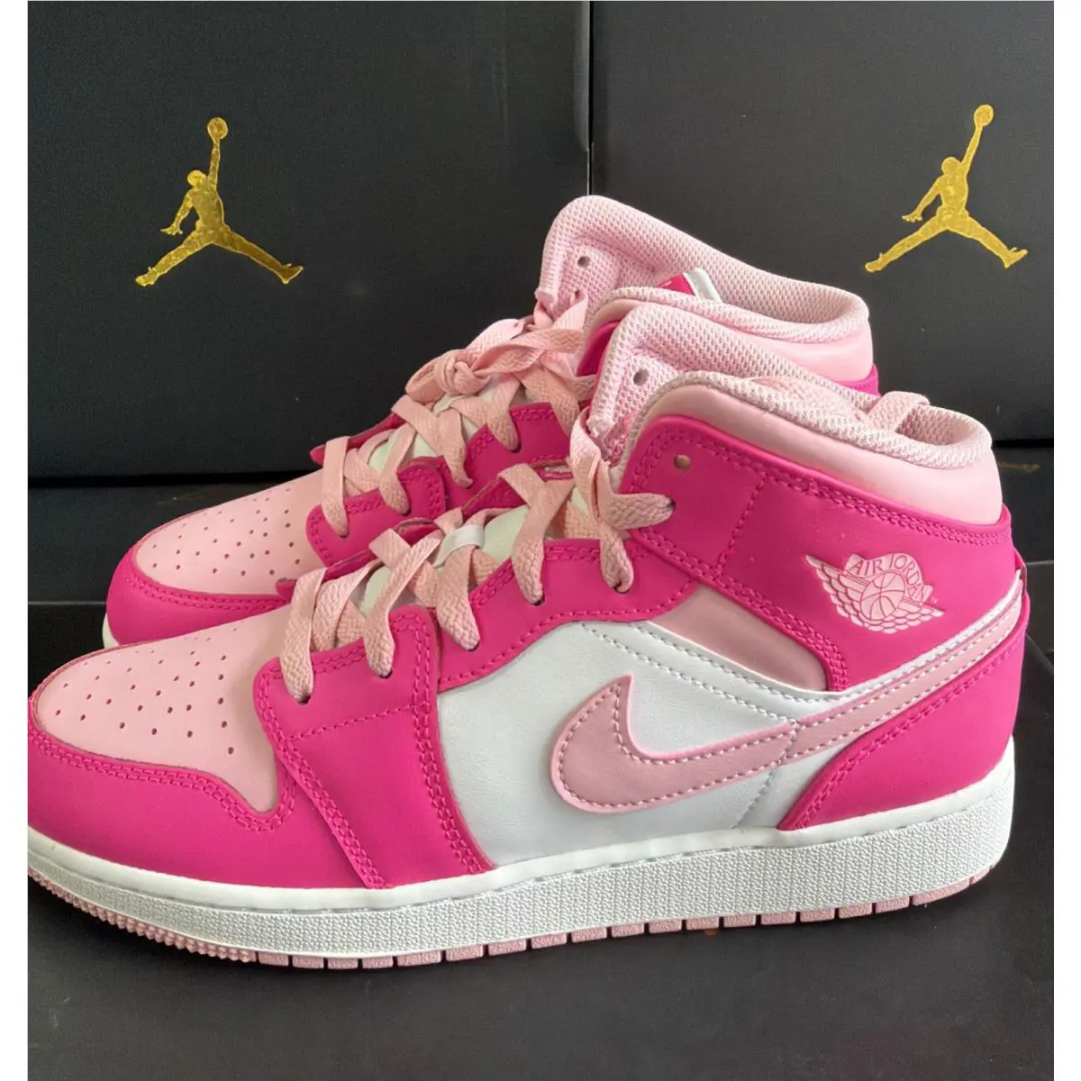 Nike shoes - Air Jordan 1 Mid - Air Mid - FD8780-116 - Pink (UPC: 0196608270737) 0
