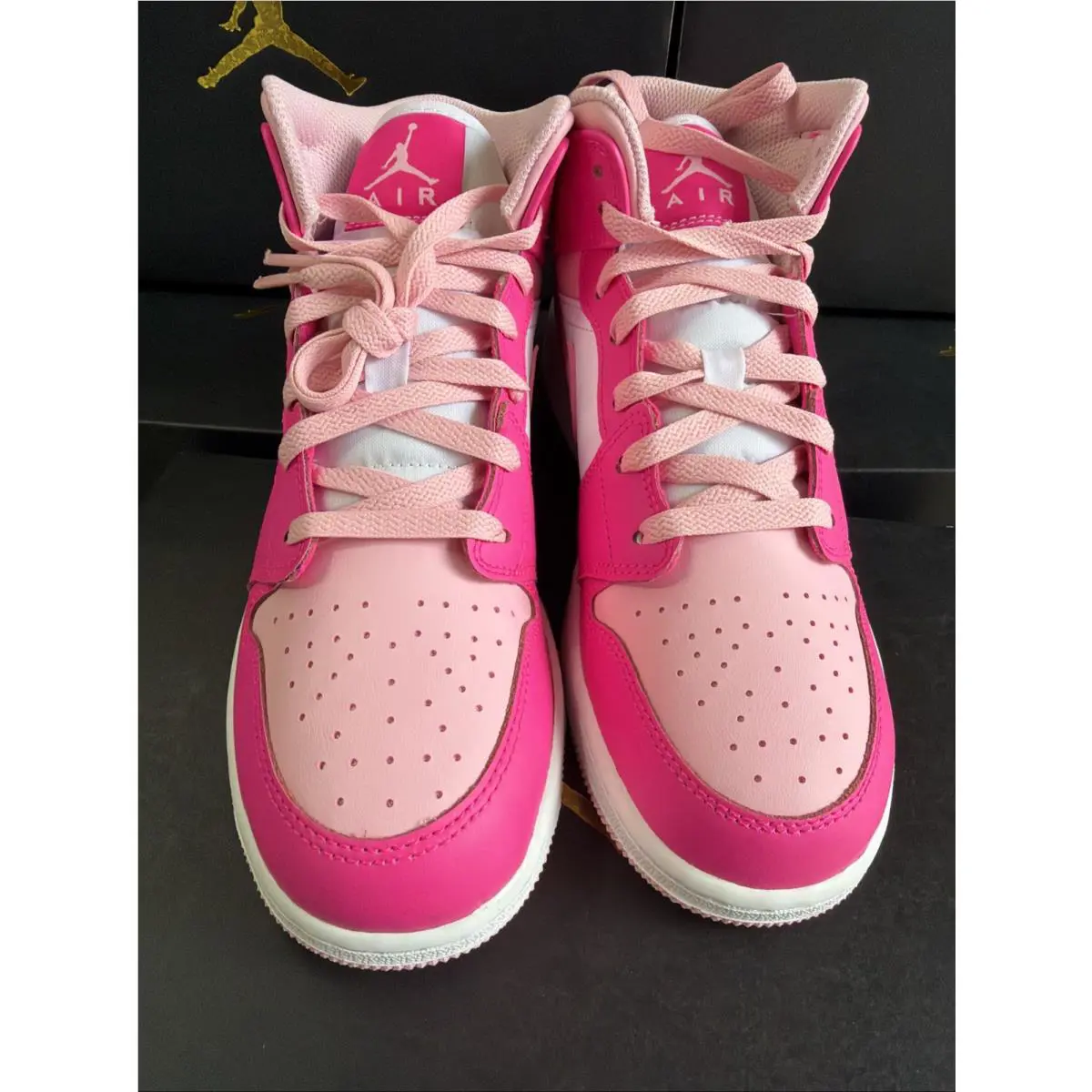 Nike shoes - Air Jordan 1 Mid - Air Mid - FD8780-116 - Pink (UPC: 0196608270737) 3