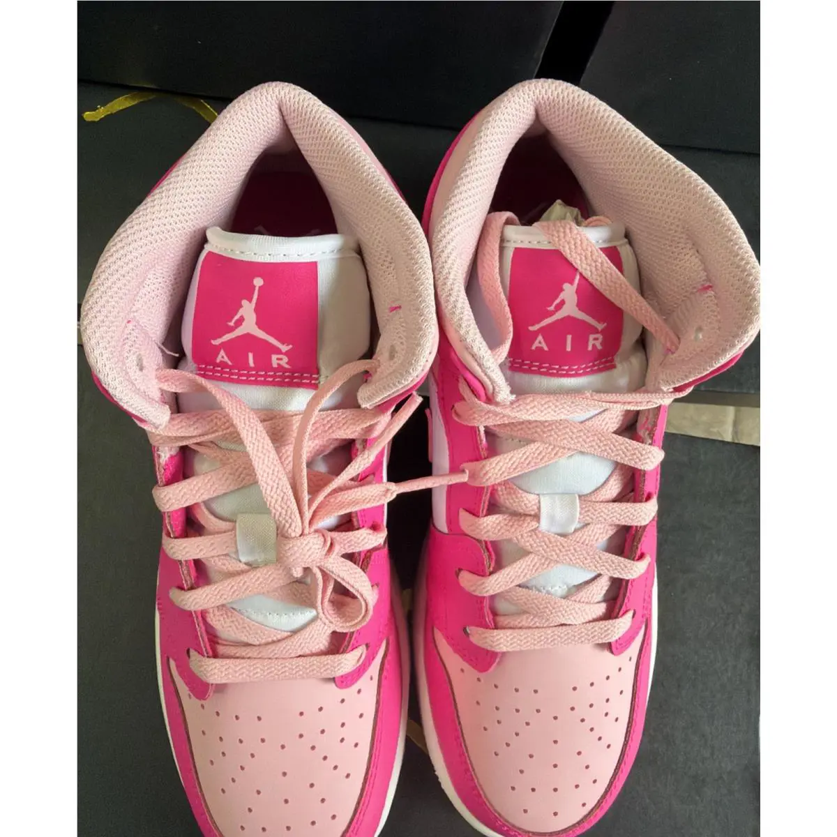 Nike shoes - Air Jordan 1 Mid - Air Mid - FD8780-116 - Pink (UPC: 0196608270737) 4