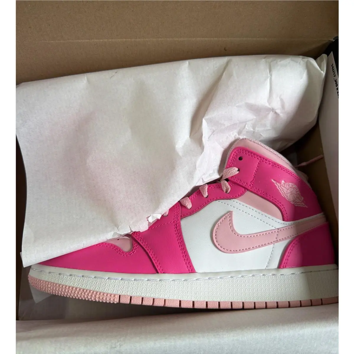 Nike shoes - Air Jordan 1 Mid - Air Mid - FD8780-116 - Pink (UPC: 0196608270737) 6