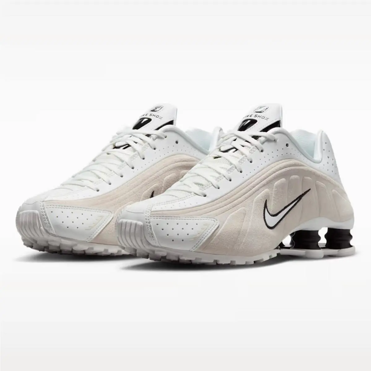 Nike shoes - Nike Shox R4 - Shox - HQ7739 100 - White 1