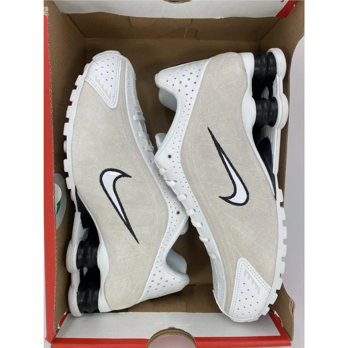 Nike shoes - Nike Shox - Shox - HQ7739 100 - Summit White/Black (UPC: 198480940753) 7