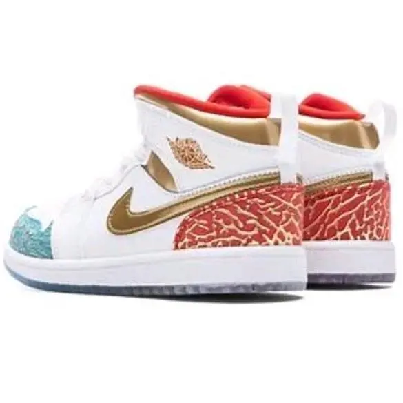Nike shoes - Air Jordan 1 Mid - Air Mid - FB2212 100 - Multicolor (UPC: 196608238010) 0
