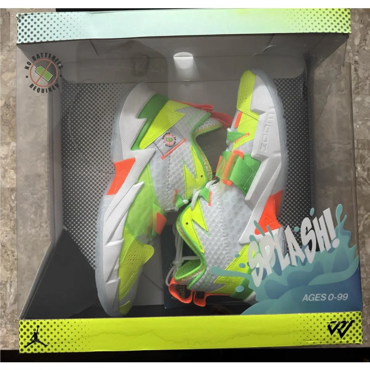 Nike shoes - Why Not Zer0.3 - Why Not - White/Rage Green/Total Orange/Volt 10