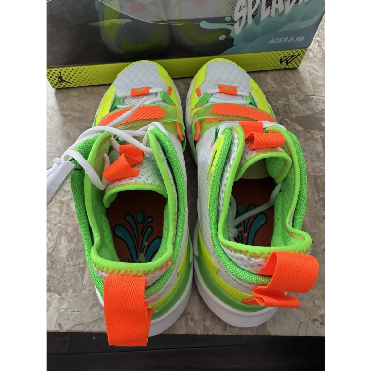 Nike shoes - Why Not Zer0.3 - Why Not - White/Rage Green/Total Orange/Volt 5
