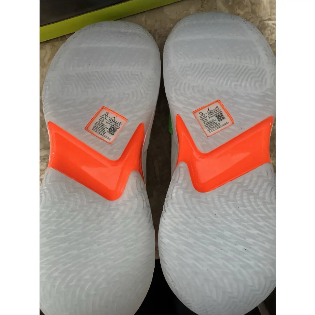 Nike shoes - Why Not Zer0.3 - Why Not - White/Rage Green/Total Orange/Volt 7