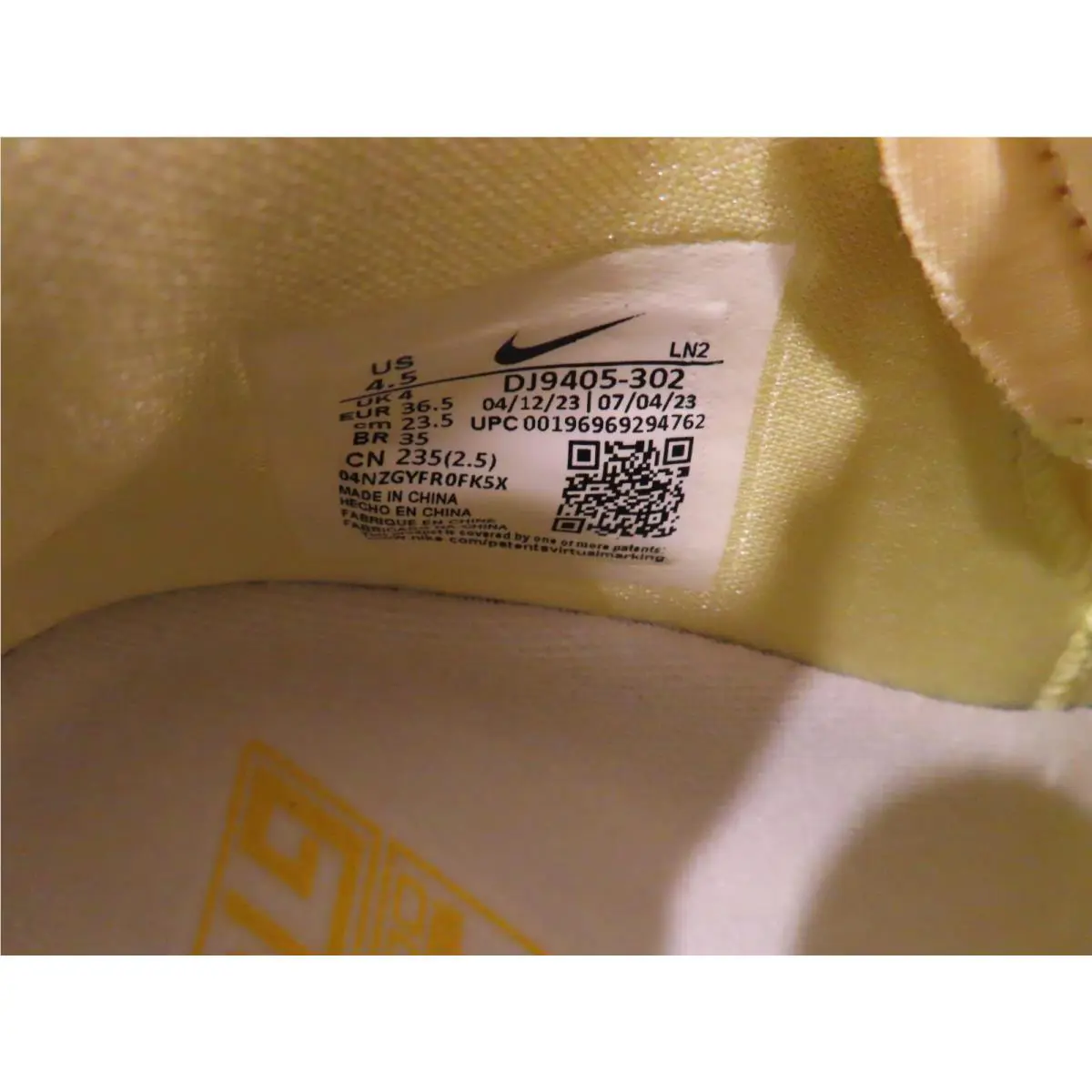 Nike shoes - Nike G.T. Hustle 2 - Hustle - Yellow 3