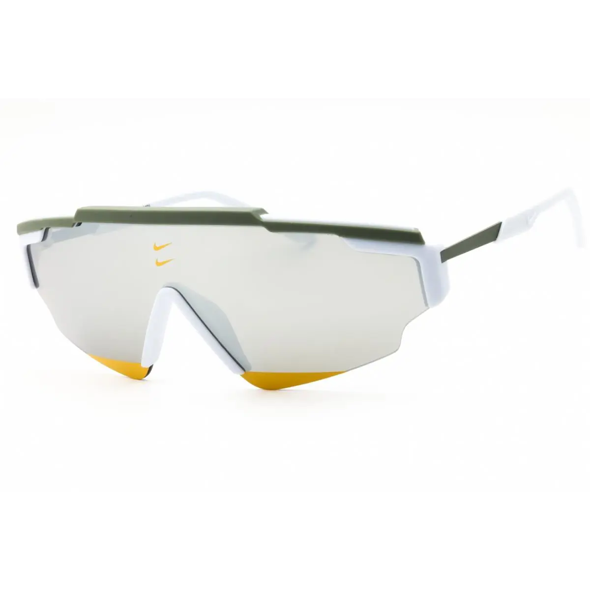Nike Marquee Edge M FN0300 015 Sunglasses Matte Gray Frame Chrome Lenses 64mm - Frame: Matte Gray, Lens: Chrome