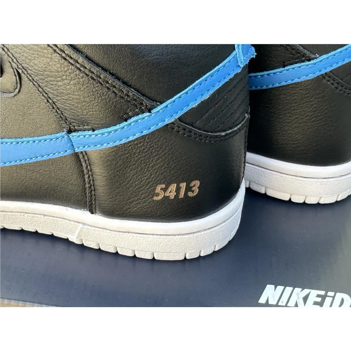 Nike shoes - Nike Dunk High - Dunk High - 605246-991 - blue black 2