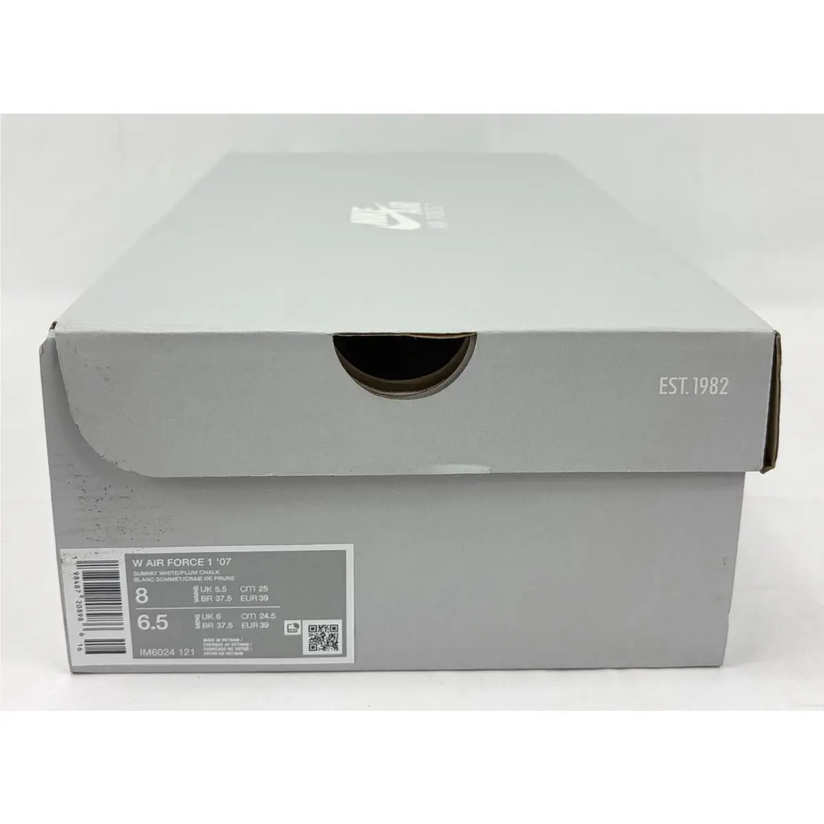 Nike shoes - Nike Air Force 1 `07 - IM6024-121 - Summit White/Vast Grey/Burgundy Crush/Plum Chalk 11