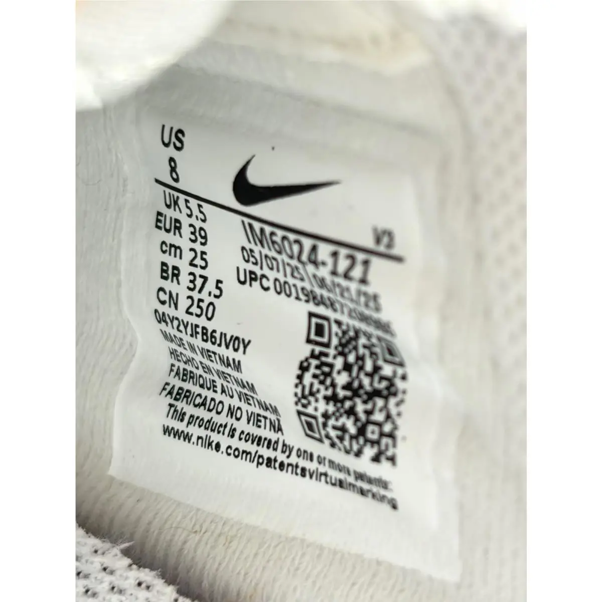 Nike shoes - Nike Air Force 1 `07 - IM6024-121 - Summit White/Vast Grey/Burgundy Crush/Plum Chalk 7
