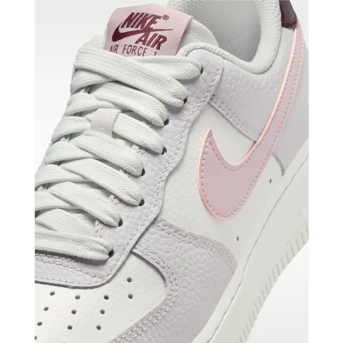 Nike shoes - Nike Air Force 1 `07 - IM6024-121 - Summit White/Vast Grey/Burgundy Crush/Plum Chalk 3
