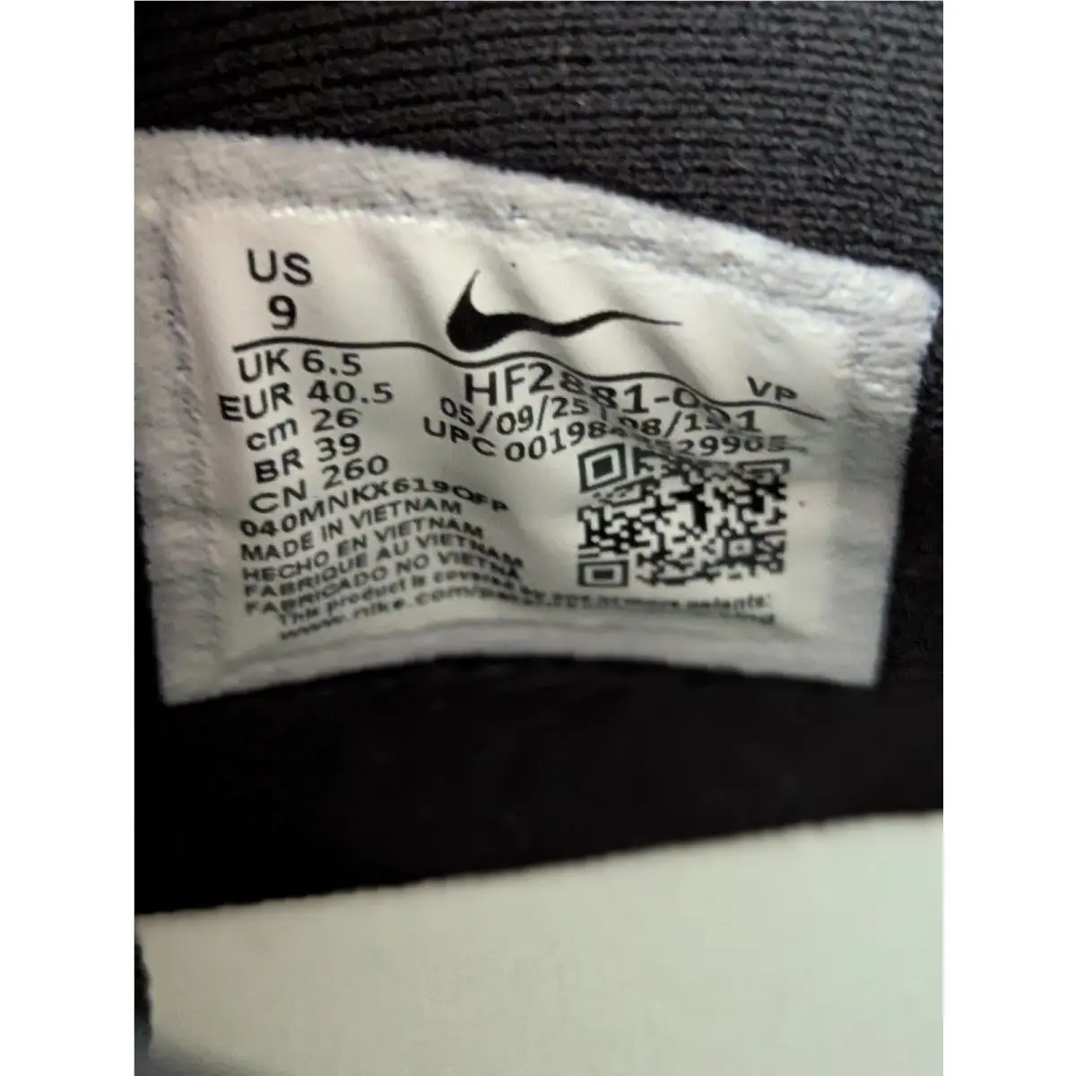 Nike shoes - Nike Sabrina 3 - Sabrina - HF2881-001 - Black (UPC: 198485299054) 6