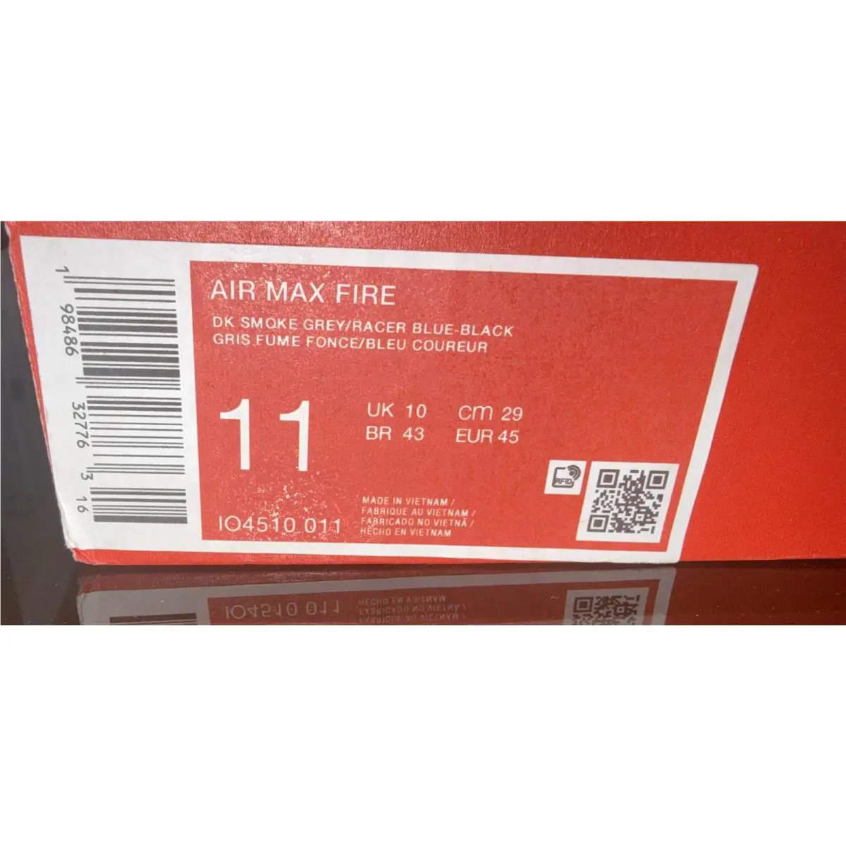 Nike shoes - Air Max Fire - Air Max Fire - IO4510-011 - Dark Smoke Grey / Black / Racer Blue 11