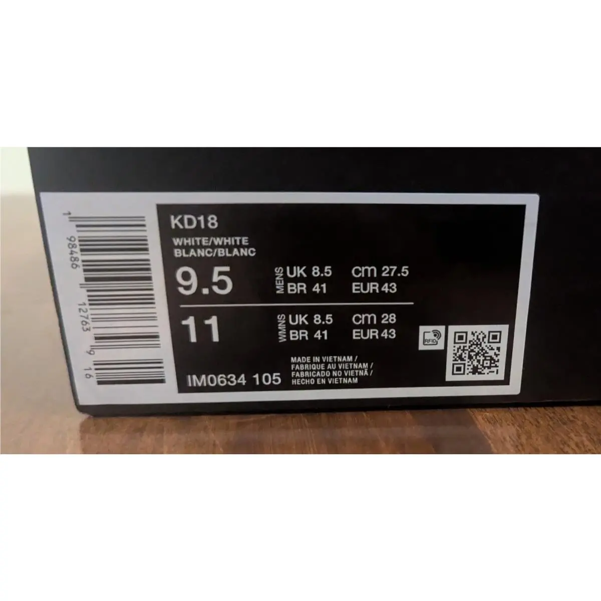 Nike shoes - Nike KD 18 - IM0634-105 - White 2