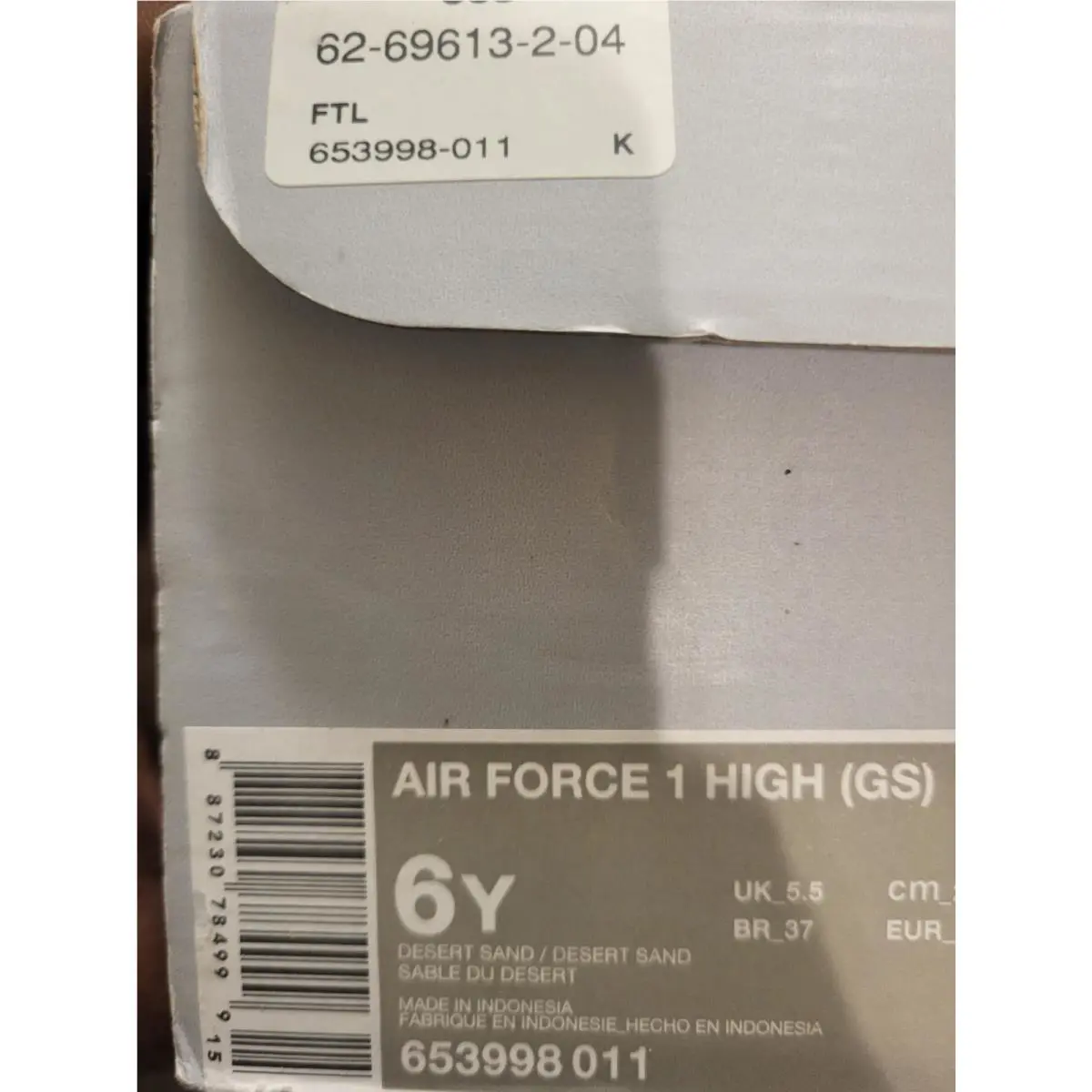 Nike shoes - Nike Air Force 1 High - Beige 7